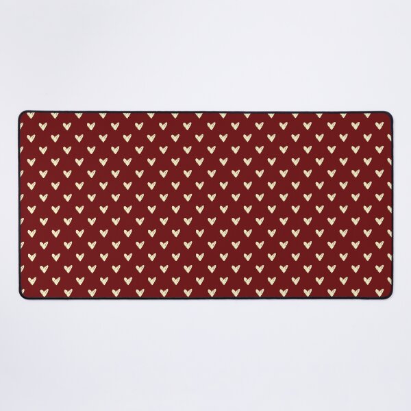 Item preview, Cozy Cream Grunge Hearts On Warm Burgundy Red Pattern | Coquette Hearts Pattern Cute Valentine Gift For Her or Besties | Aesthetic Deep Burgundy Hearts Vintage Pattern Design designed and sold by VivaFy.