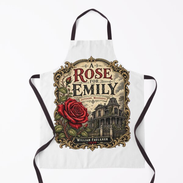Item preview, A Rose for Emily – Vintage Southern Gothic Literary Design designed and sold by Past in Threads.