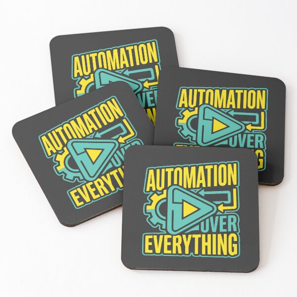 Item preview, Automation Over Everything Funny Developer Gift designed and sold by Ixnor.