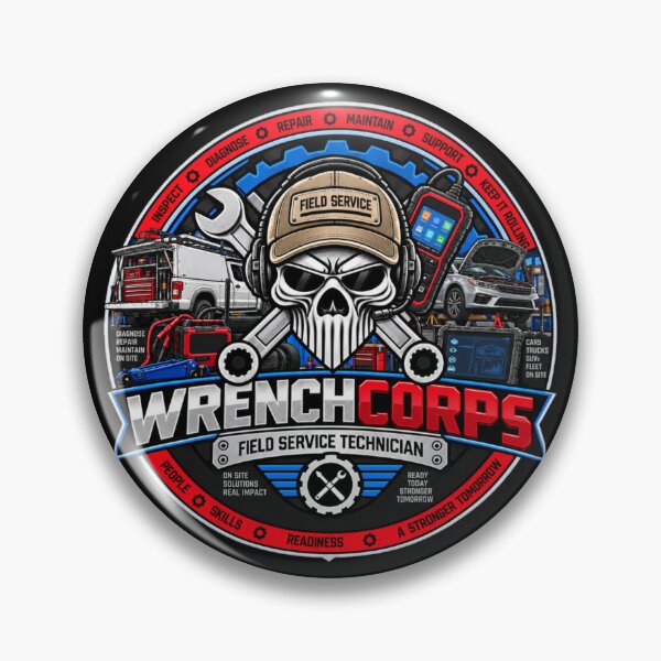 Item preview, WrenchCorps - Field Service Technician (Automotive / Mobile Mechanic) designed and sold by WrenchCorps.
