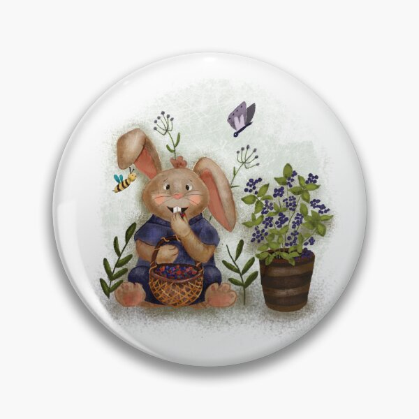 Item preview, Funny Bunny Berry Bee Cute Print 2 Transparent, Quirky Beekeeper Gift designed and sold by TheHawthornFairy.