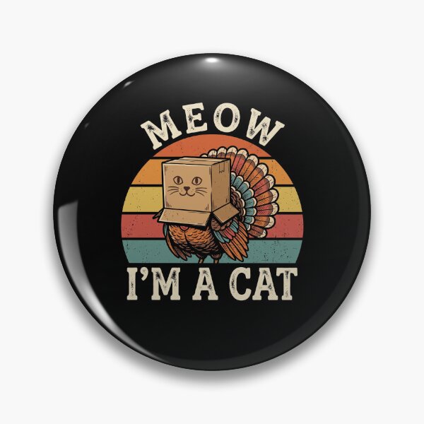 Item preview, Meow Im A Cat Dinde Boîte En Carton Drôle designed and sold by MizoX7.
