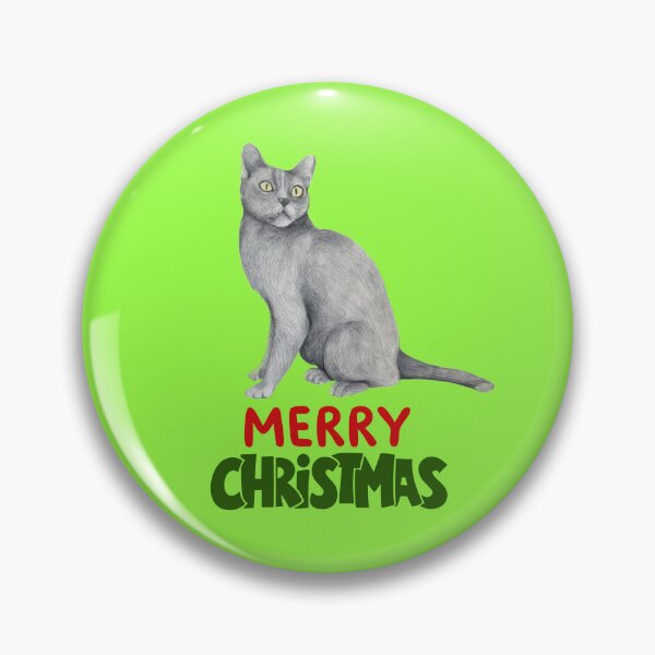 Item preview, Cute British Shorthair Merry Christmas Holiday Art designed and sold by stormk10.