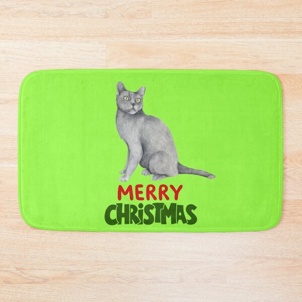 Item preview, Cute British Shorthair Merry Christmas Holiday Art designed and sold by stormk10.