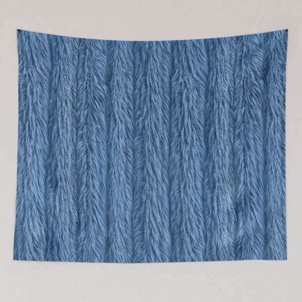 Item preview, Denim Blue Knitted Wool Fluffy Texture designed and sold by Piotrek0001.