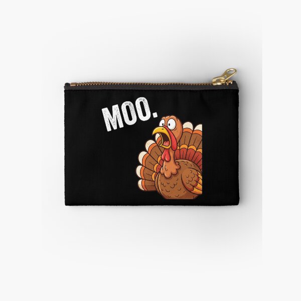 Aperçu de l'œuvre Moo Dinde Effrayée Drôle Thanksgiving créée et vendue par MizoX7.