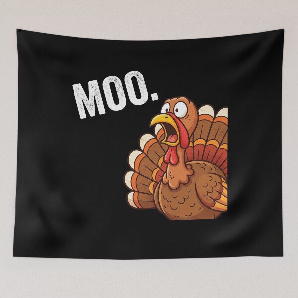 Item preview, Moo Dinde Effrayée Drôle Thanksgiving designed and sold by MizoX7.