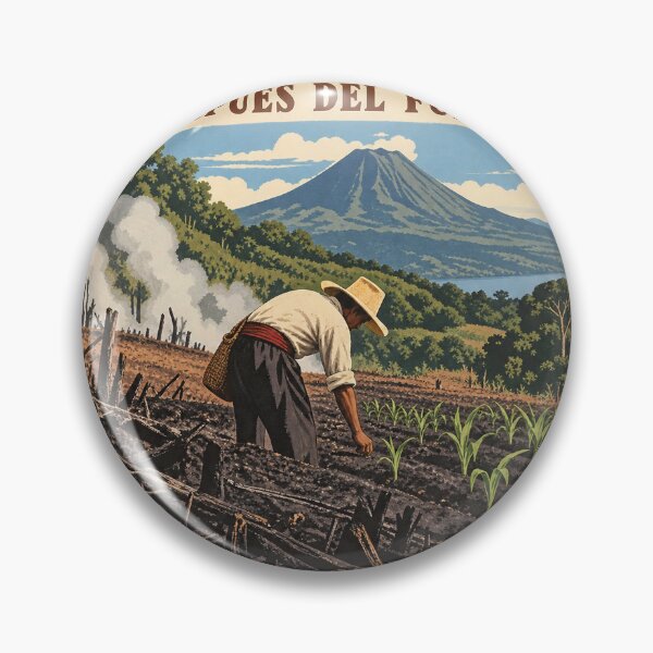 Item preview, La Milpa Después del Fuego – El Salvador Vintage Agriculture designed and sold by Past in Threads.