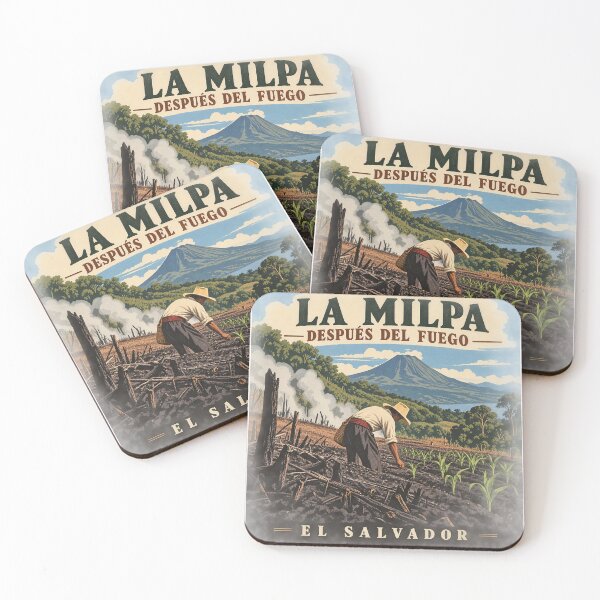 Artikelvorschau, La Milpa Después del Fuego – El Salvador Vintage-Landwirtschaft entworfen und verkauft von Past in Threads.