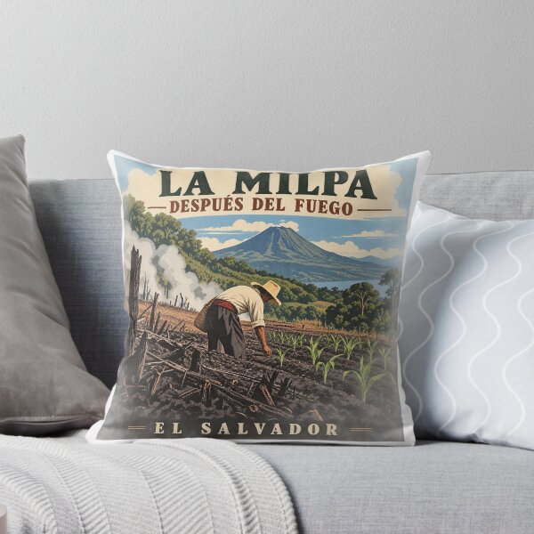 Item preview, La Milpa Después del Fuego – El Salvador Vintage Agriculture designed and sold by Past in Threads.