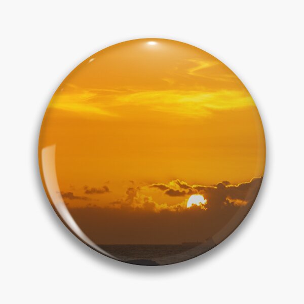 Item preview, Golden Hour Sunset Over Ocean Horizon designed and sold by ThaCriações.