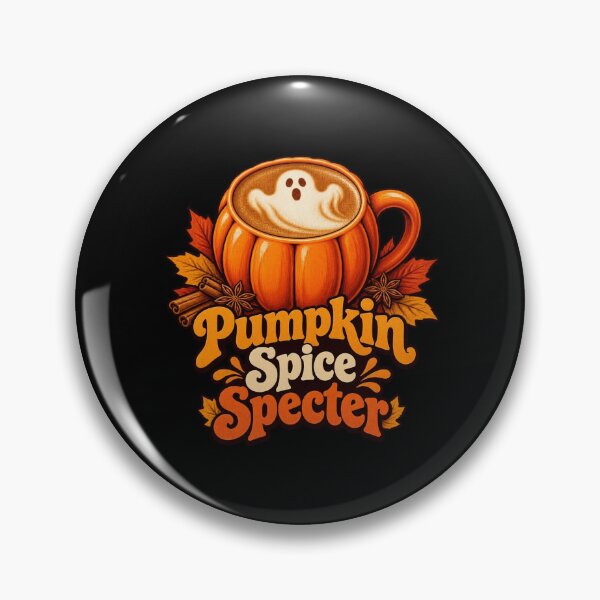 Item preview, Pumpkin Spice Specter – Cute Ghost Fall Latte Autumn Coffee  designed and sold by Neon Bones Studio.