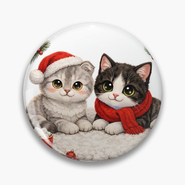 Item preview, Cozy Christmas Cats with Hot Cocoa designed and sold by Russtoon.