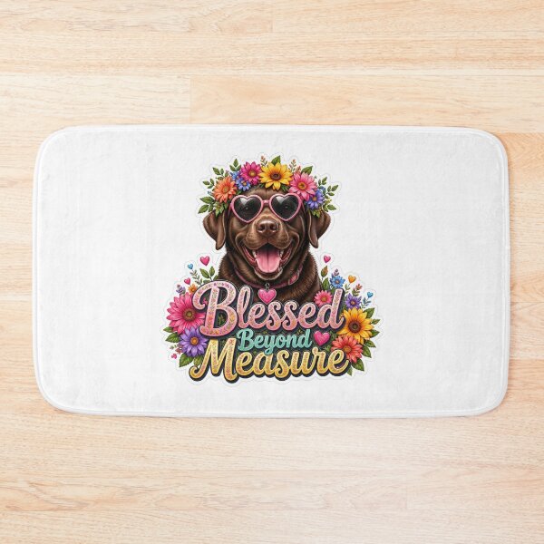 Item preview, Blessed Beyond Measure Shirt, Labrador Christian Tee, Lab Mom Gift, designed and sold by Illustrated Faith.