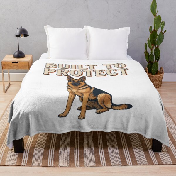 Item preview, German Shepherd - Funny Dog | Built To Protect designed and sold by No Excuses Supply.
