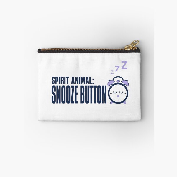 Item preview, Spirit Animal Snooze Button Alarm Clock designed and sold by The Vault Shop.