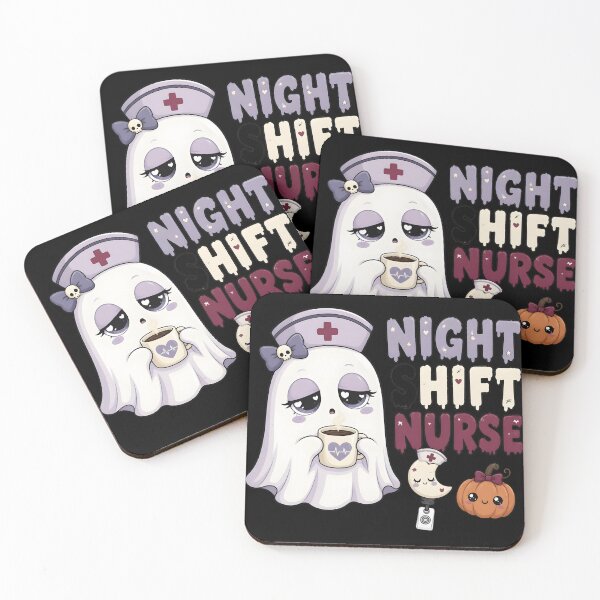 Item preview, Night Shift Ghost Nurse Spooky Hospital designed and sold by OliviaHayesArt.