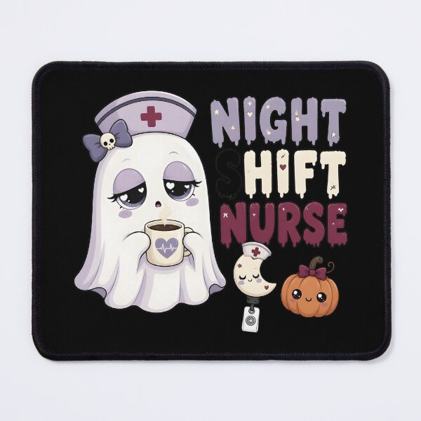 Item preview, Night Shift Ghost Nurse Spooky Hospital designed and sold by OliviaHayesArt.
