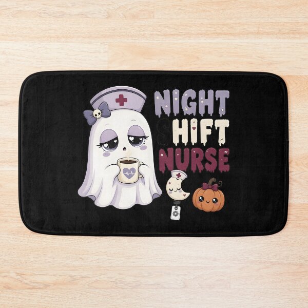 Item preview, Night Shift Ghost Nurse Spooky Hospital designed and sold by OliviaHayesArt.