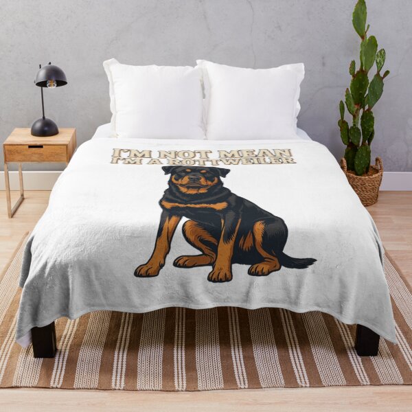 Item preview, Rottweiler - Funny Dog | I'm Not Mean I'm A Rottweiler designed and sold by No Excuses Supply.