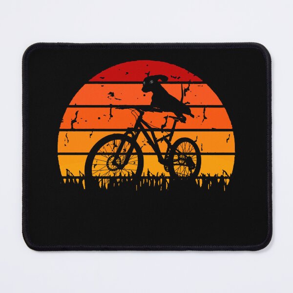 Item preview, Happy mascot design: dog jumping during a mountain bike descent. #3 designed and sold by UrbanTRIP.