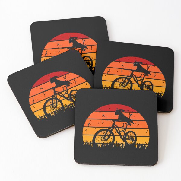 Item preview, Happy mascot design: dog jumping during a mountain bike descent. #3 designed and sold by UrbanTRIP.