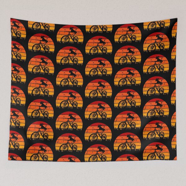 Item preview, Happy mascot design: dog jumping during a mountain bike descent. #3 designed and sold by UrbanTRIP.