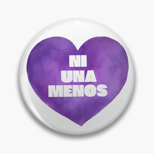 Item preview, Ni Una Menos Purple Watercolor Heart designed and sold by Fani*.
