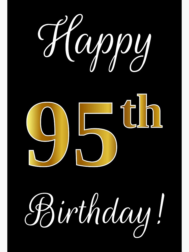 Happy Birthday 95th Background