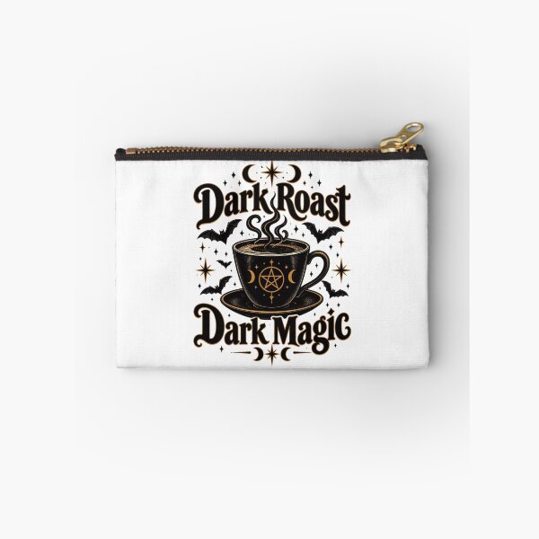 Item preview, Dark Roast Dark Magic – Witchy Coffee Cup Celestial Bats designed and sold by Neon Bones Studio.
