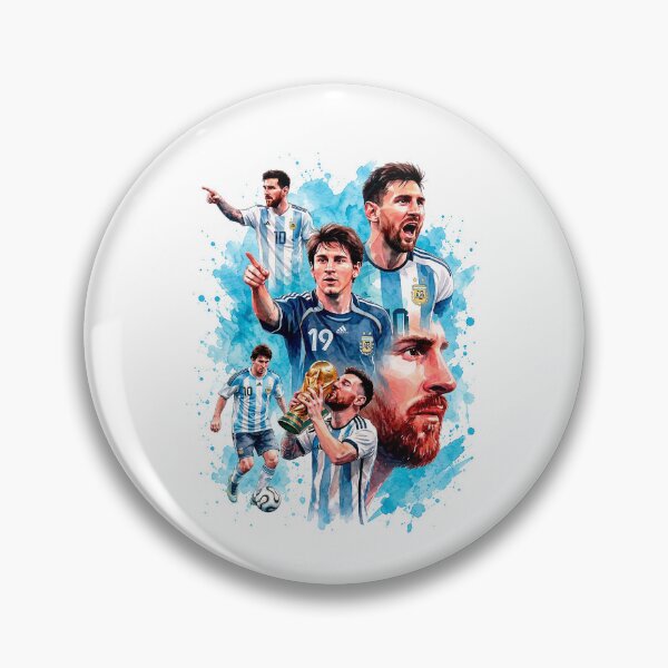 Item preview, T-Shirt | "The Legacy of Number 10" | Messi Through the Years in an Argentine Football Collage | Lionel Messi | Exclusive Design | Football Apparel designed and sold by qfa Originals.