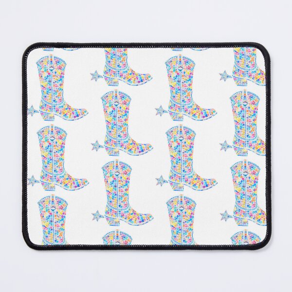 Item preview, Bubblegum Colorful Mosaic Artistic Cowboy Boot (Disco Beyoncé Carter Renaissance Country Western Inspired Vibes!) designed and sold by ZodiacGradient.
