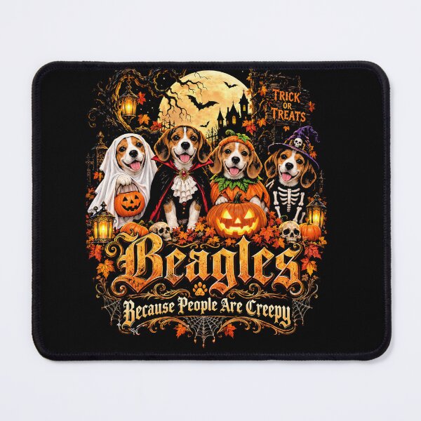 Item preview, Beagle Halloween Parade Spooky Dogs Trick or Treat Gothic Halloween designed and sold by ArcaneArtistry.