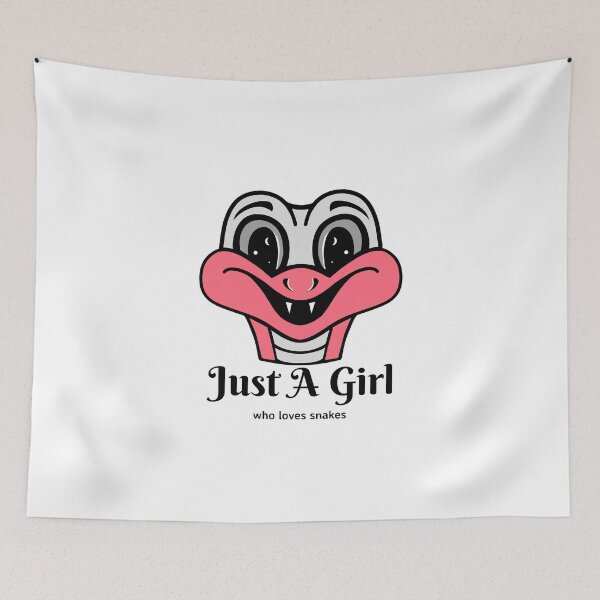 Item preview, Just A Girl Who Loves Snakes designed and sold by Sartoris Art.