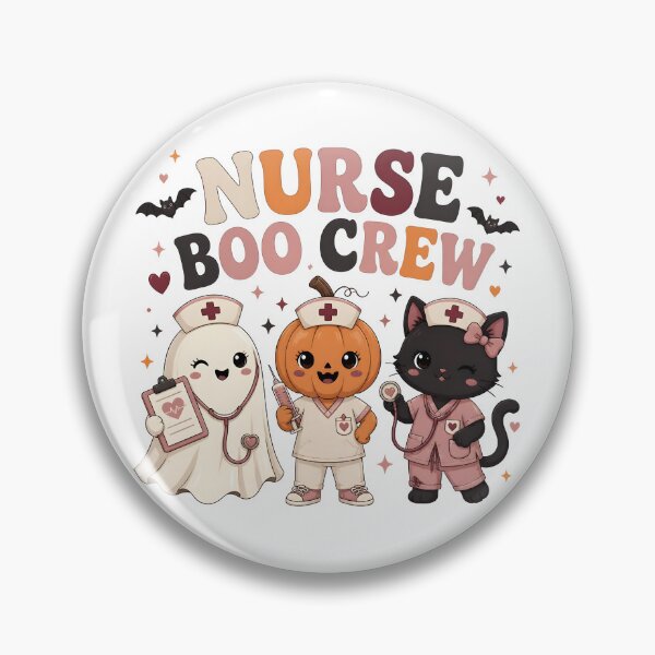 Item preview, Nurse Boo Crew Pets Spooky Hospital Team designed and sold by OliviaHayesArt.