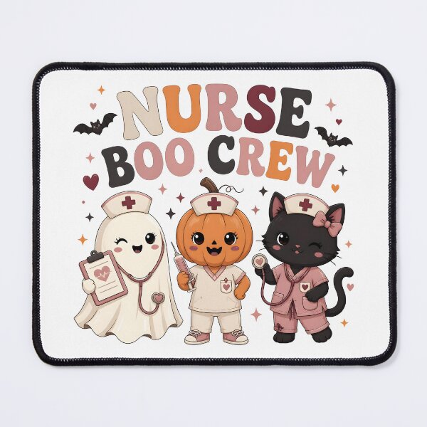 Item preview, Nurse Boo Crew Pets Spooky Hospital Team designed and sold by OliviaHayesArt.