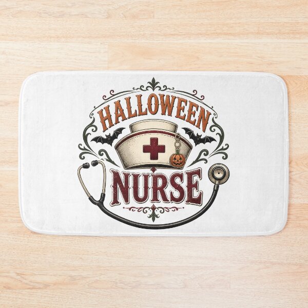 Item preview, Halloween Nurse Crest Vintage Hospital Emblem designed and sold by OliviaHayesArt.