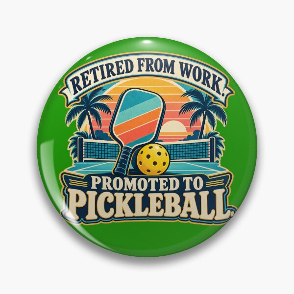 Item preview, Retired From Work Promoted to Pickleball designed and sold by Quirkloomstudio.