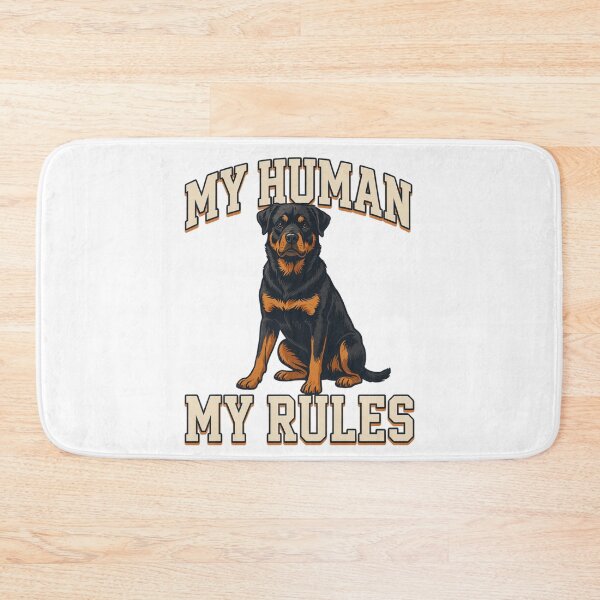 Item preview, Rottweiler - Funny Dog | My Human My Rules designed and sold by No Excuses Supply.