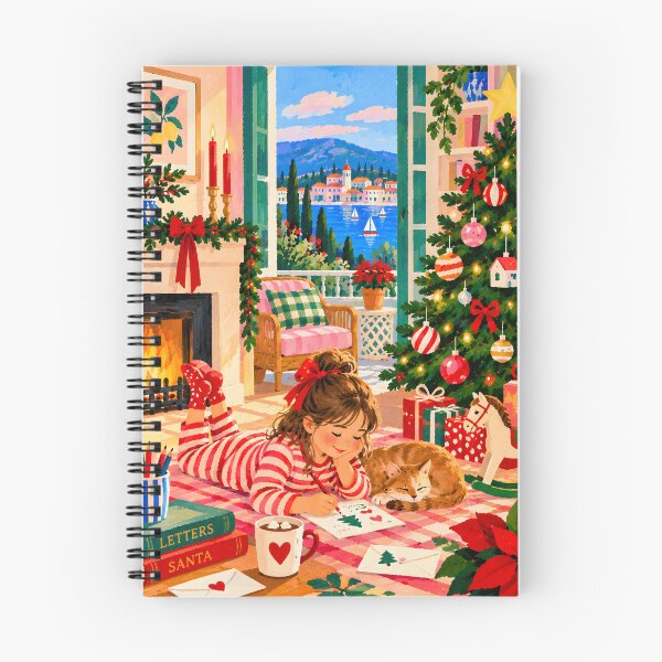 Item preview,  Cozy Christmas Letters to Santa by the Mediterranean Sea designed and sold by GutyzDesignsES.