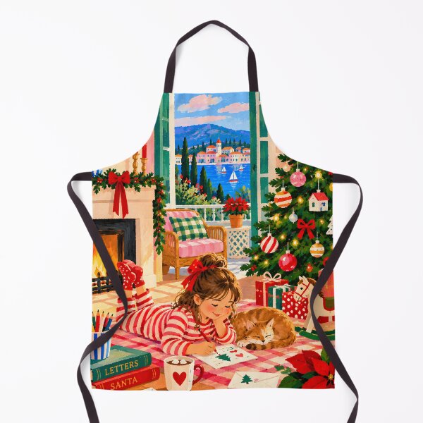 Item preview,  Cozy Christmas Letters to Santa by the Mediterranean Sea designed and sold by GutyzDesignsES.