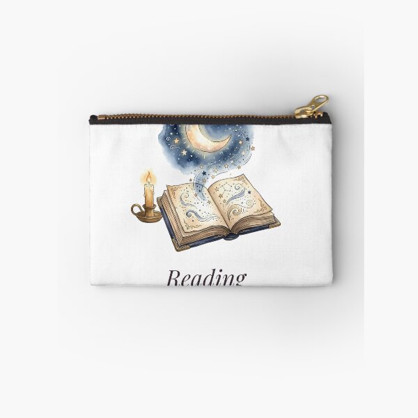 Item preview, Reading Past Midnight Bookish Moon designed and sold by alvixVerse Merch.