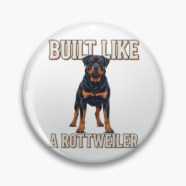 Artikelvorschau, Rottweiler – Lustiger Hund | Gebaut wie ein Rottweiler entworfen und verkauft von No Excuses Supply.