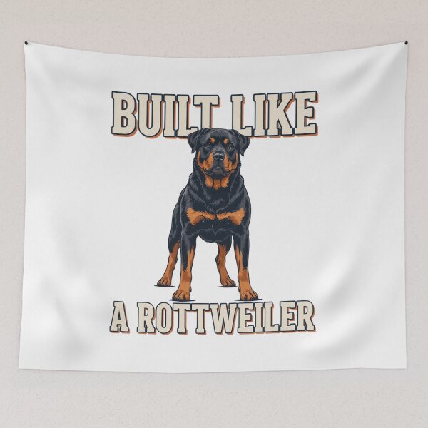 Item preview, Rottweiler - Funny Dog | Built Like A Rottweiler designed and sold by No Excuses Supply.