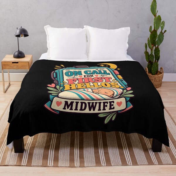 Item preview, On Call For First Hellos - Midwife On Call Humor designed and sold by MOTIFOLK.