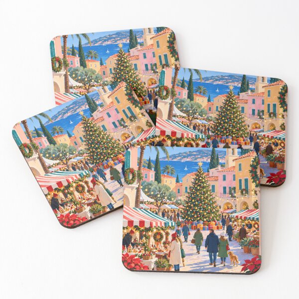 Item preview, Mediterranean Christmas Market by the Sea designed and sold by Amalia Gutyz.