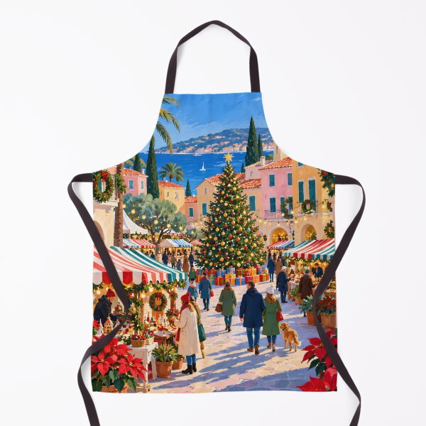 Item preview, Mediterranean Christmas Market by the Sea designed and sold by Amalia Gutyz.