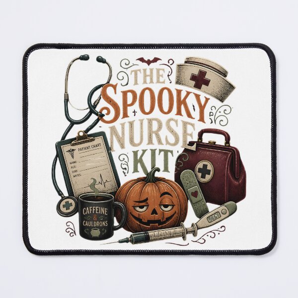Item preview, Spooky Nurse Kit Medical Equipment Halloween designed and sold by OliviaHayesArt.