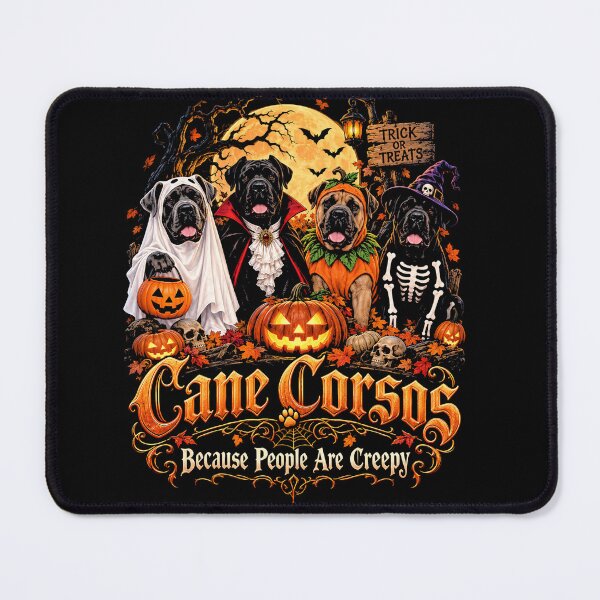 Item preview, Cane Corso Halloween Trick or Treat Creepy Dogs designed and sold by ArcaneArtistry.