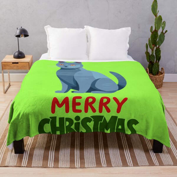 Item preview, Cute British Shorthair Merry Christmas Holiday Art designed and sold by stormk10.